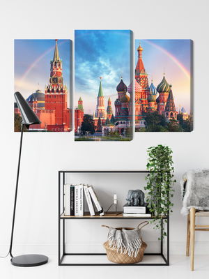 Ljuddämpande tavla - Panorama of the red square