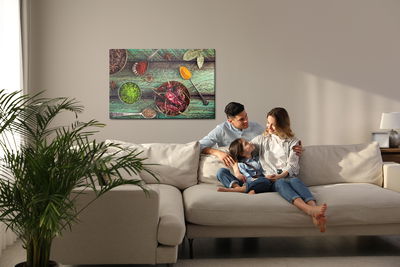 Ljuddämpande tavla - Oriental spices