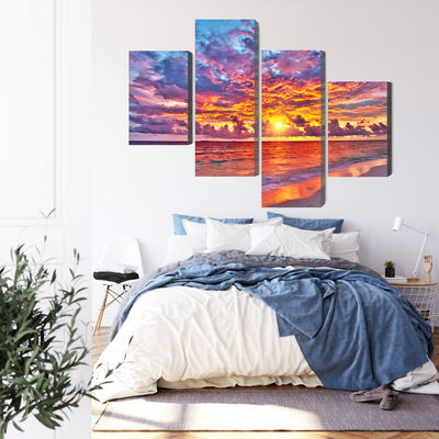 Ljuddämpande tavla - Picturesque sunset