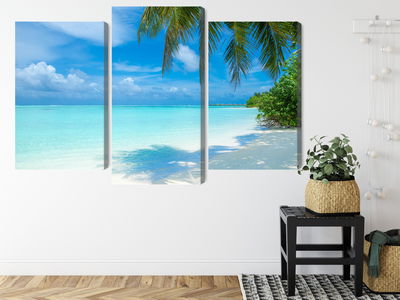 Ljuddämpande tavla - A beach in the maldives
