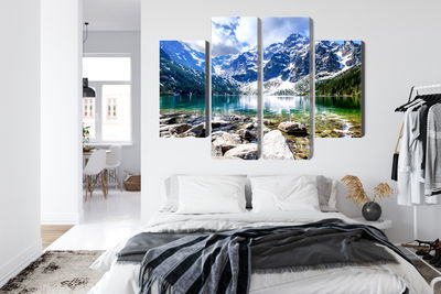 Ljuddämpande tavla - Lake morskie oko 3d