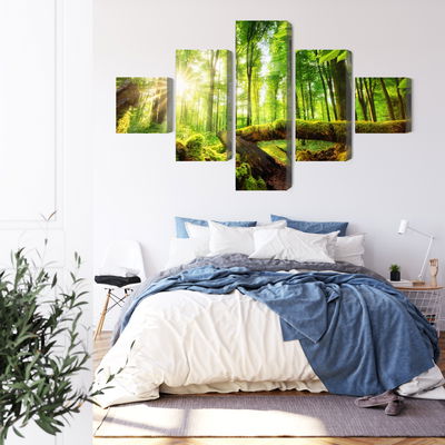 Ljuddämpande tavla - Rays of the sun in the 3d