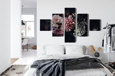 Ljuddämpande tavla - Flowers in vintage style