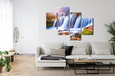 Ljuddämpande tavla - Jiulong waterfall in luoping