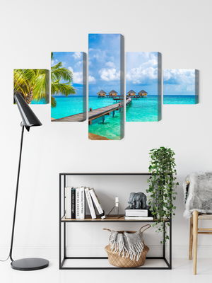 Ljuddämpande tavla - Floating houses