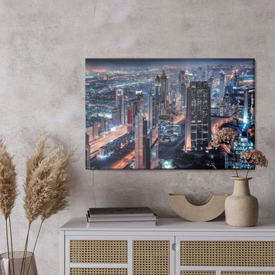 Ljuddämpande tavla - Dubai at night