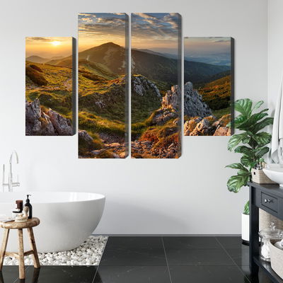 Ljuddämpande tavla - Bread mountain peak