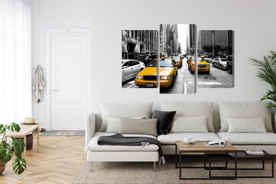 Ljuddämpande tavla - Taxis in New York