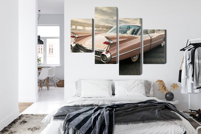 Ljuddämpande tavla - Vintage style car