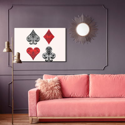 Ljuddämpande tavla - Card symbols