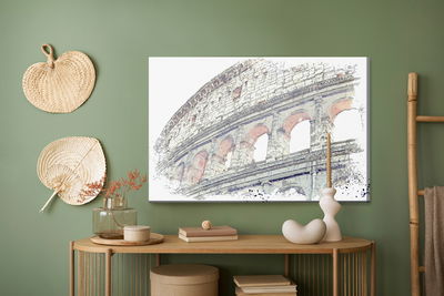 Ljuddämpande tavla - Roman Colosseum as painted