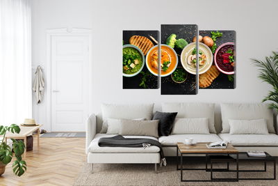 Ljuddämpande tavla - Vegetable cream soups