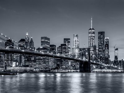 Ljuddämpande tavla - Panorama of New York at night