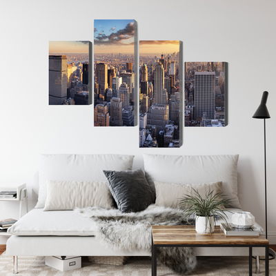 Ljuddämpande tavla - 3d panorama of New York city