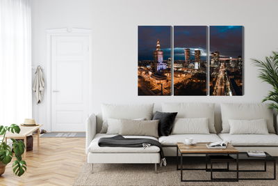 Ljuddämpande tavla - Panorama of the center