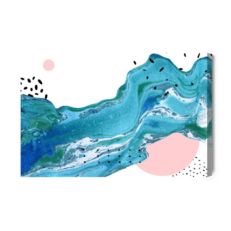 Ljuddämpande tavla - Abstract waves