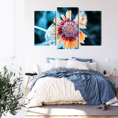 Ljuddämpande tavla - Rudbeckia flowers covered