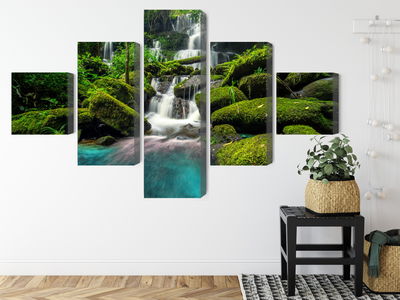 Ljuddämpande tavla - A beautiful waterfall