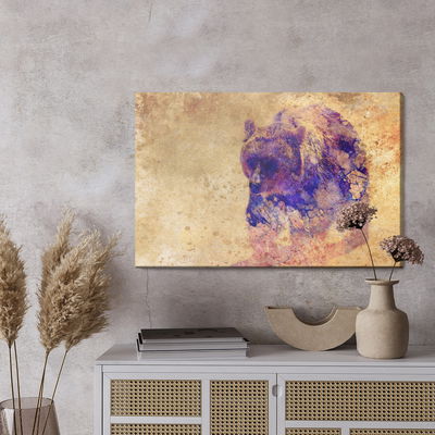 Ljuddämpande tavla - Ferocious bear