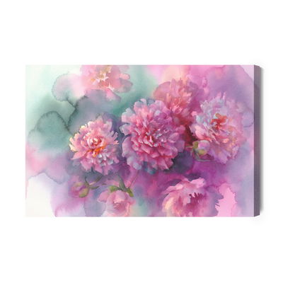 Ljuddämpande tavla - Peony roses