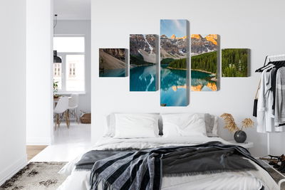 Ljuddämpande tavla - Canadian Moraine Lake 3d