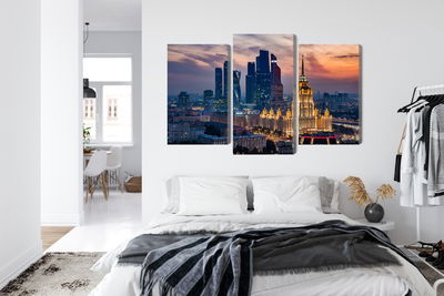 Ljuddämpande tavla - Aerial view of the moscow