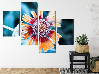 Ljuddämpande tavla - Rudbeckia flowers covered