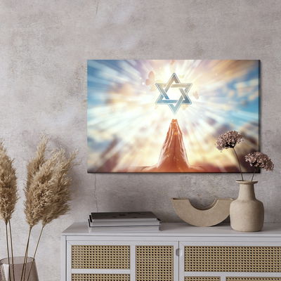 Ljuddämpande tavla - Star of david