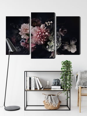 Ljuddämpande tavla - Flowers in vintage style