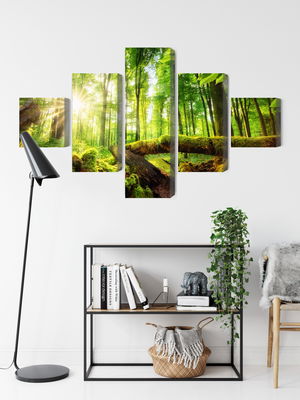 Ljuddämpande tavla - Rays of the sun in the 3d