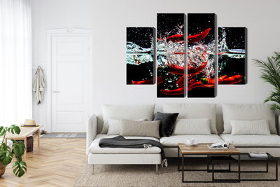 Ljuddämpande tavla - Chili in water