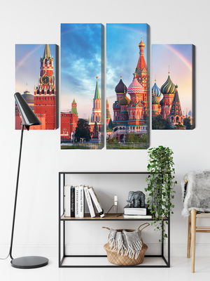 Ljuddämpande tavla - Panorama of the red square