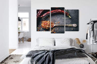 Ljuddämpande tavla - Dried chili peppers