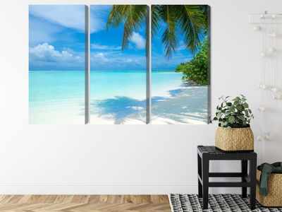 Ljuddämpande tavla - A beach in the maldives