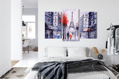 Ljuddämpande tavla - The view of the Paris street