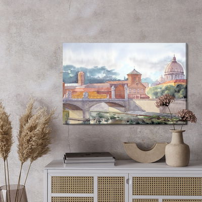 Ljuddämpande tavla - Beautiful landscapes of Rome