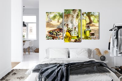 Ljuddämpande tavla - Oil bottles