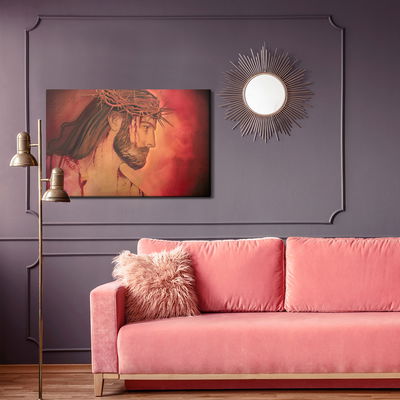 Ljuddämpande tavla - Jesus crucified