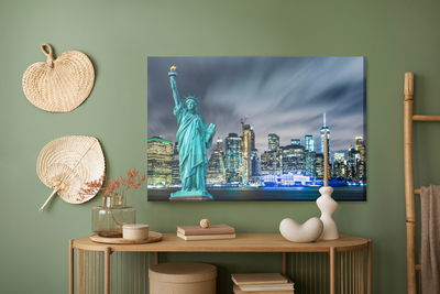 Ljuddämpande tavla - Statue of liberty against