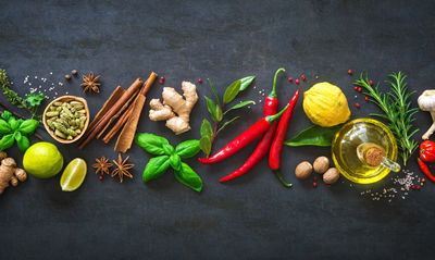 Ljuddämpande tavla - Fresh aromatic spices