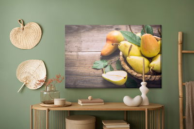 Ljuddämpande tavla - Pears in the basket