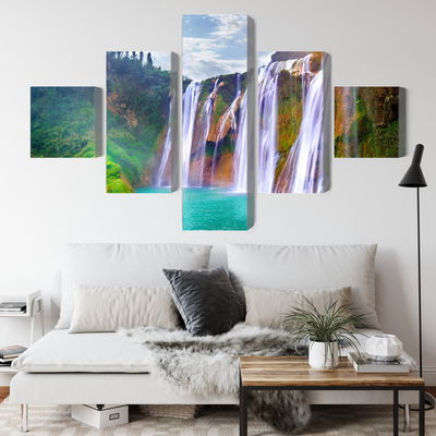 Ljuddämpande tavla - The waterfall in luoping