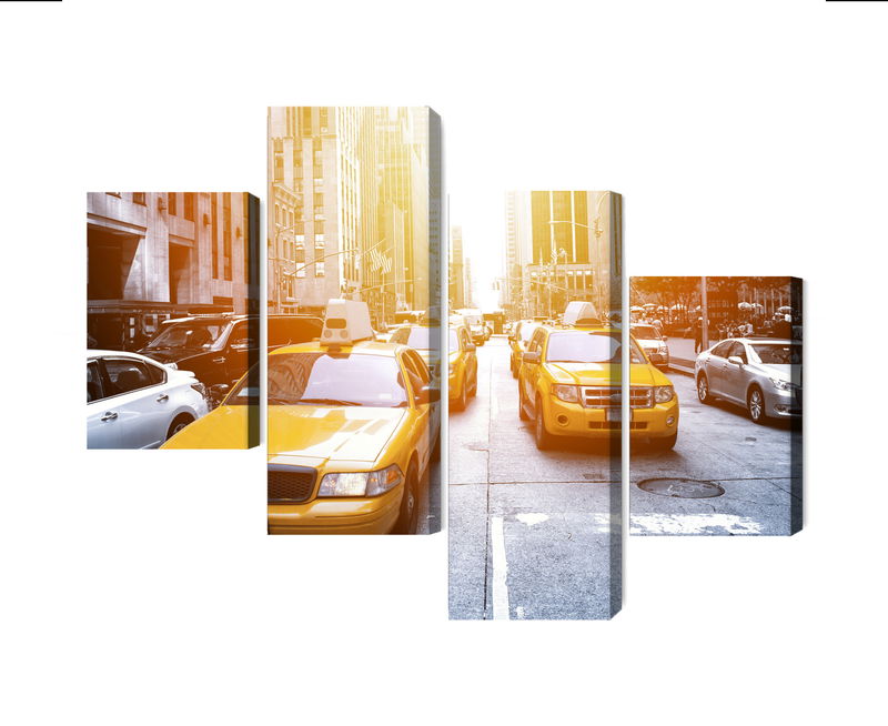 Ljuddämpande tavla - Taxi in the sunshine nyc