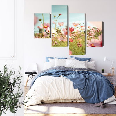 Ljuddämpande tavla - Cosmos flowers in the garden