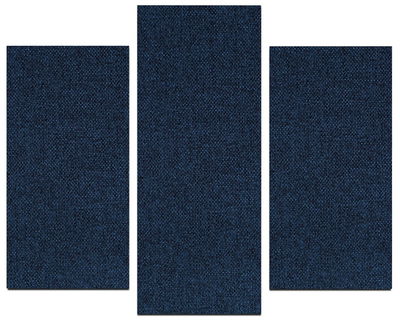 Ljudabsorbent till vägg - Wall 3-parts two