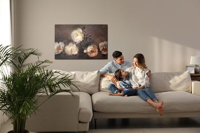 Ljuddämpande tavla - Vintage wild roses