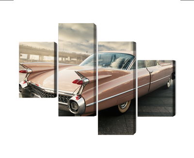 Ljuddämpande tavla - Vintage style car