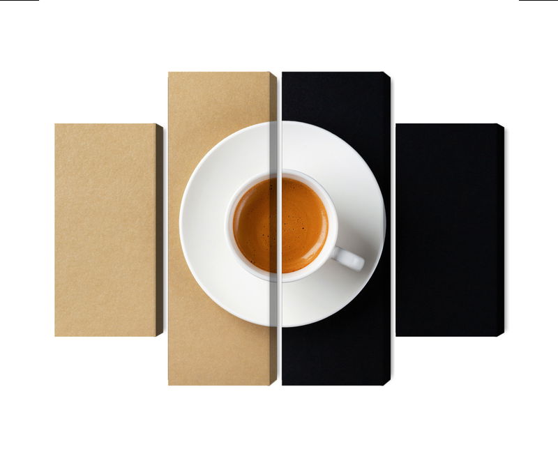 Ljuddämpande tavla - A cup of italian coffee