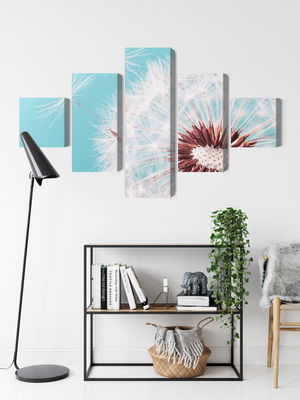 Ljuddämpande tavla - Dandelion flower on a macro