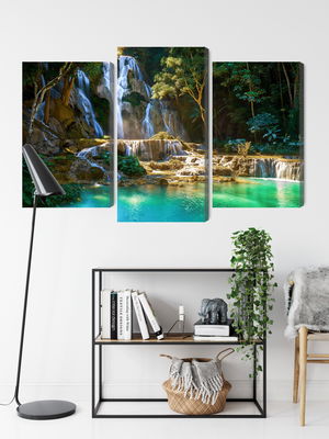 Ljuddämpande tavla - Kuang si waterfall